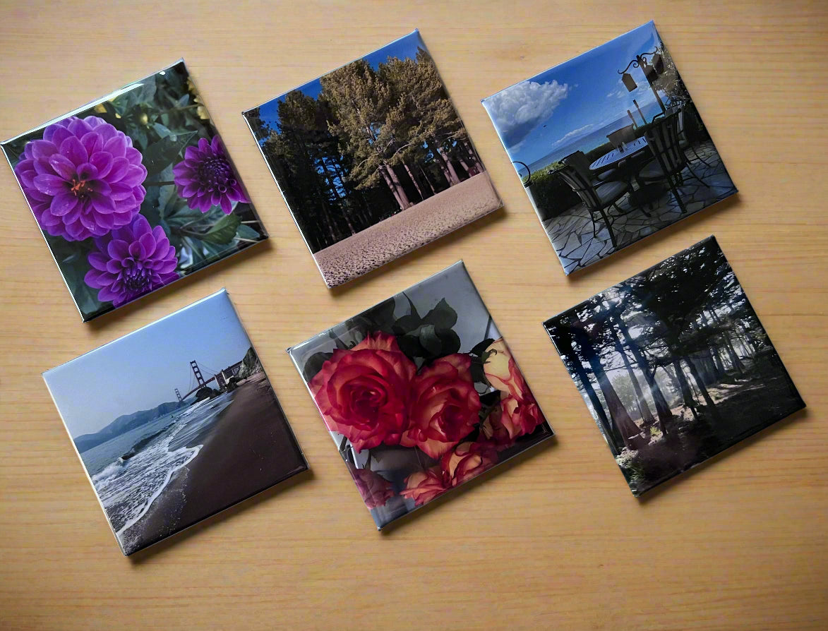 Personalized Photo Magnets (Set of 6)