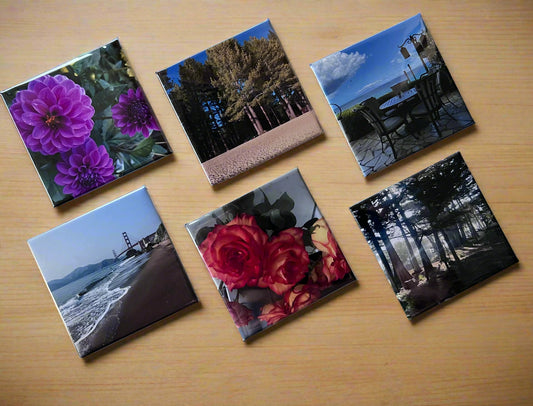 Personalized Photo Magnets (Set of 6)