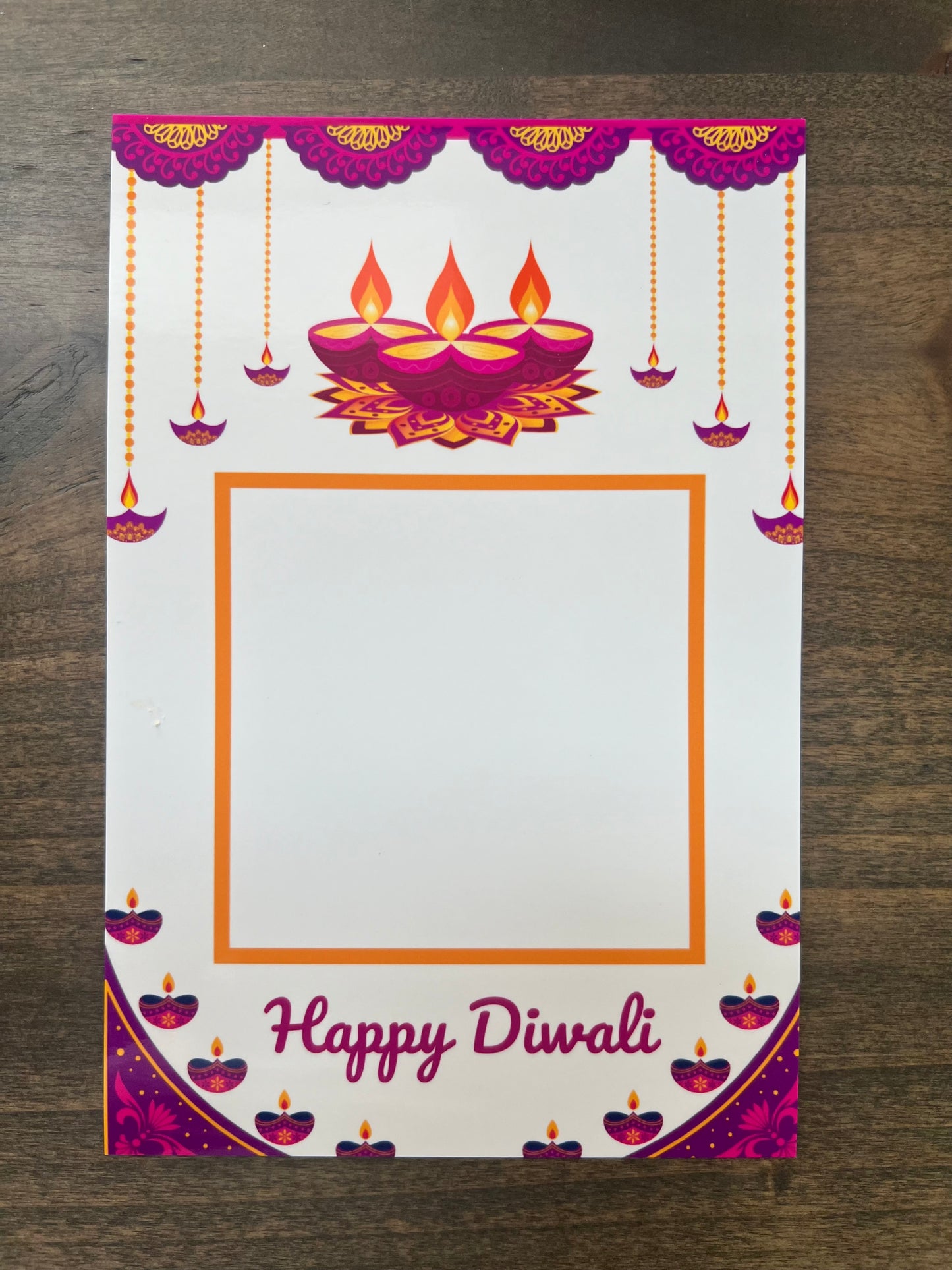 Diwali card stock/Photomagnet